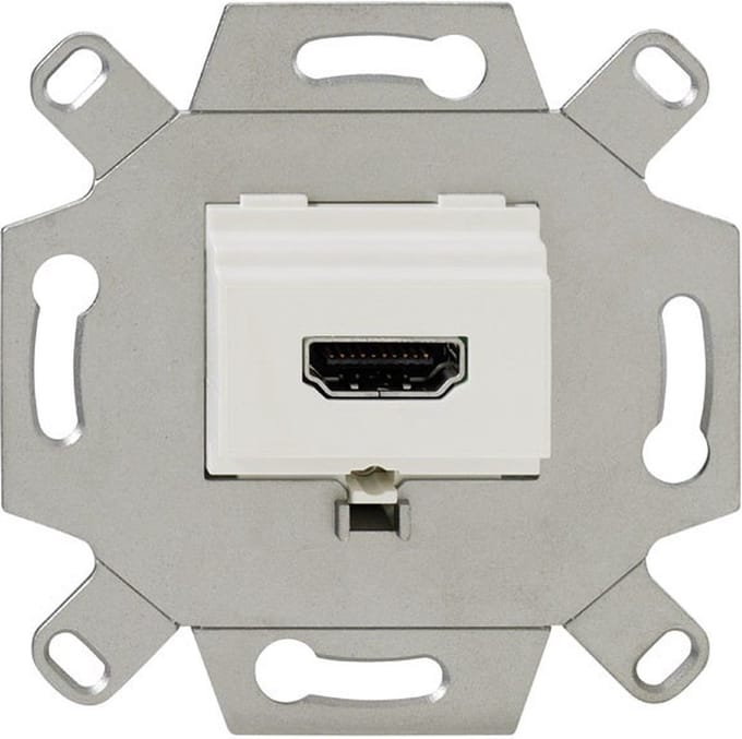Rutenbeck HDMI inbouwelement wit