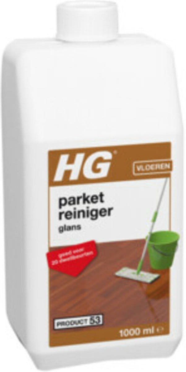 HG - Parketreiniger Glans - 6 x 1 liter - Voordeelverpakking