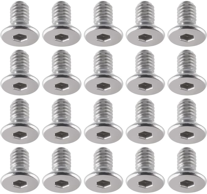 Dailygoods - 20 Stuks M2.5x5mm Kniebrace Scharnier Schroeven