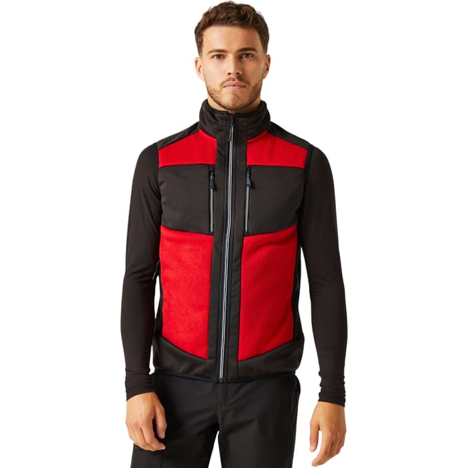 Regatta E-Volve Stretch Hybride Bodywarmer Heren (Klassiek rood/zwart)