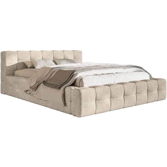 Tilly bedframe chenille met opbergruimte 140 x 200 cm | Selsey Design