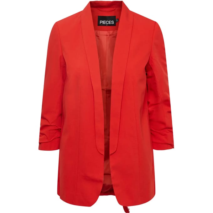 regular fit longblazer met viscosegehalte model 'BOSELLA'