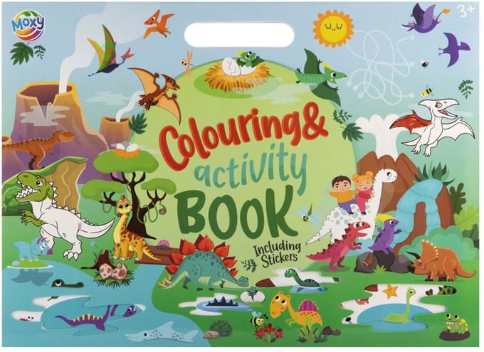 Kleur- & Activiteitenboek incl. Stickers 25 Vellen - Groen