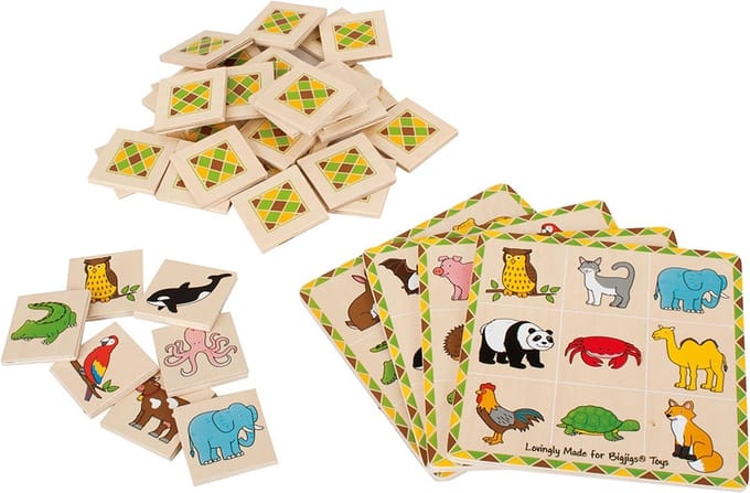 Bigjigs Wooden Animal Lotto