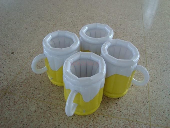 Opblaasbare PVC IJsemmer Bier Opblaasbare IJsbalk Water Drank Opblaasbare IJsschaal Bierbeker IJsemmer