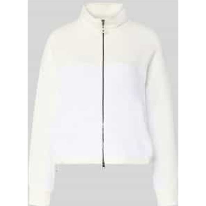 Regular fit sweatjack met gebreid detail
