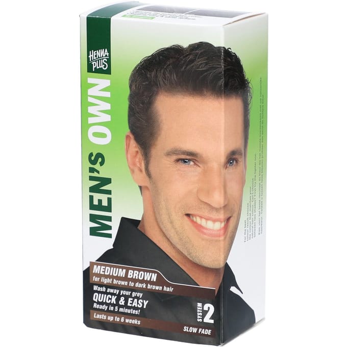 Hennaplus Men's Own Medium Brown - Haarverf