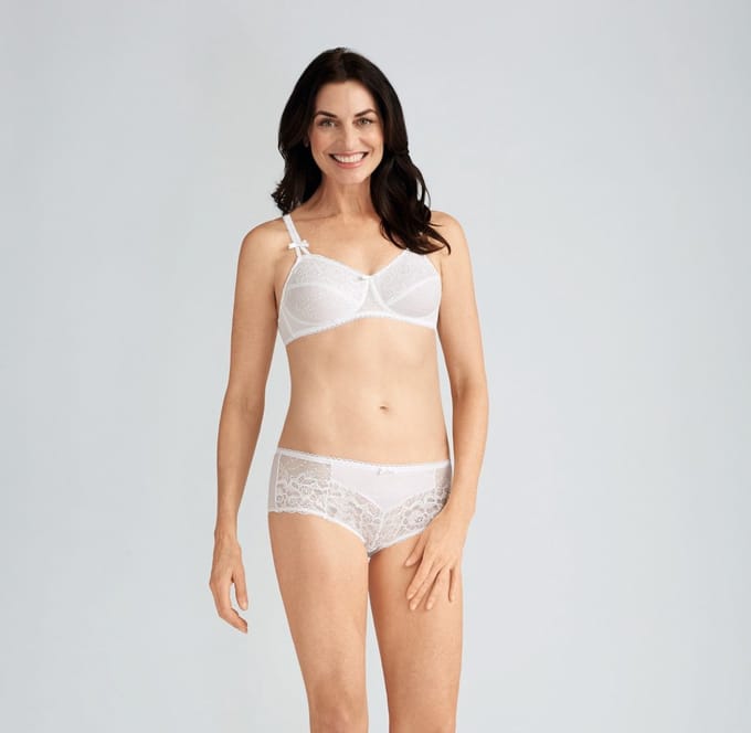 Amoena Karla SB Prothese Bh zonder beugel Wit - maat EU 70A / FR 85A