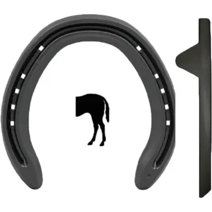 Fer à cheval achteropen met 2 pinnen Kerckhaert Kings Plate extra