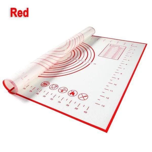 Antislip siliconen gebakmat bakmat tegenmat deegrolmat 30cm*40cm rood