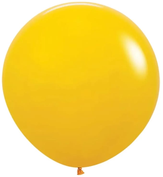 24 inch Ballon Sempertex Honey yellow - 3 stuks