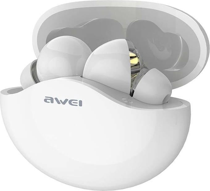 Awei T12 Serie - Bluetooth Sport Oordopjes - Wit - Ergonomisch - Waterdicht