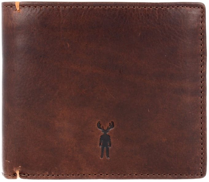 Jack Kinsky Colombo 208 Leren Portemonnee 11,5 cm - Jongens - Horizontaal - mokka