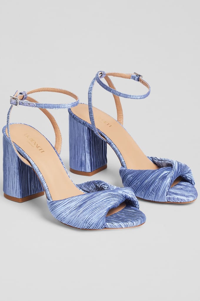 LK Bennett Fs Lilith Twist Front Blue Taglia: 37 | Infradito Outlet | Donna | Blu