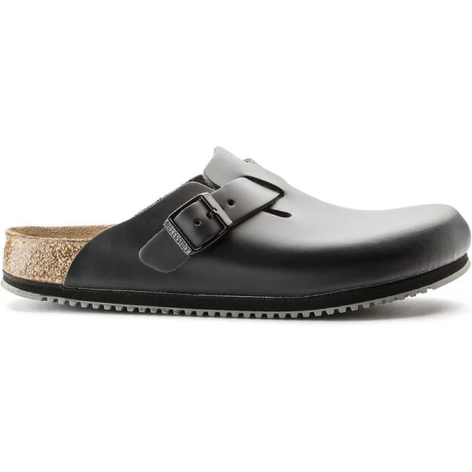 Birkenstock Boston BS - Unisex sandaal - Zwart - maat 38 (EU) 5 (UK)