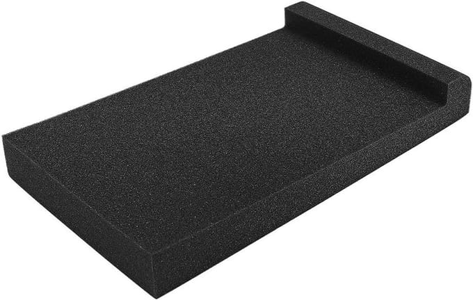 Studiomonitor Geluidsdempende Pad Stabiele Luidspreker Basis 30cm x 17cm x 4cm - Zwart