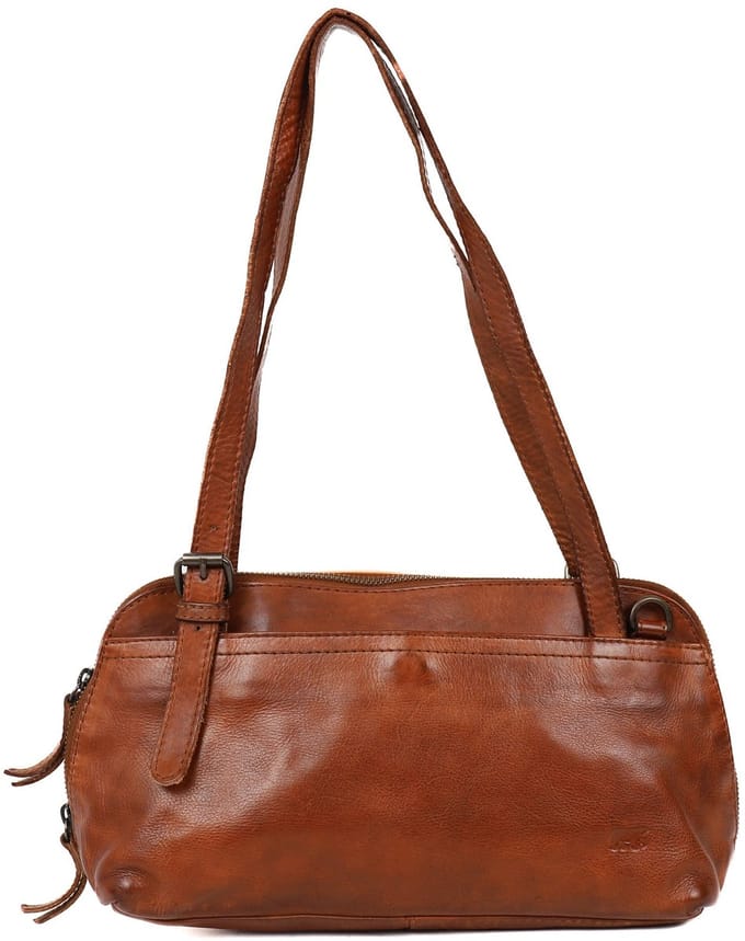 Bear Design Daphne Medium Schoudertas Dames - Leer - Cognac