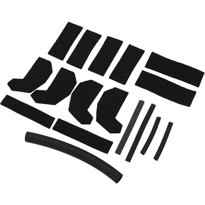 Kit de 17 pièces de joint bloqueur de mousse pour toit rigide 68026937AB Étanchéité forte Remplacement pour Jeep Wrangler JK 2007‑2018 black
