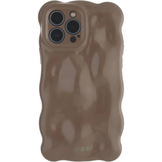 123watches hoesje Bubble - lichtbruin - Siliconen, TPU - iPhone 16 Plus