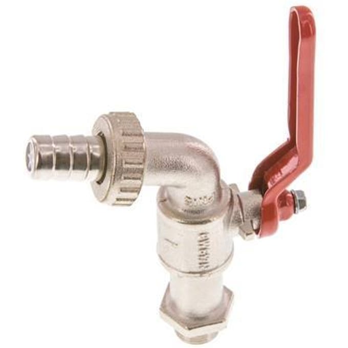 G 3/8 inch Messing 2-Way Wartelkraan Kogelkraan - BL2BN-MFA-038