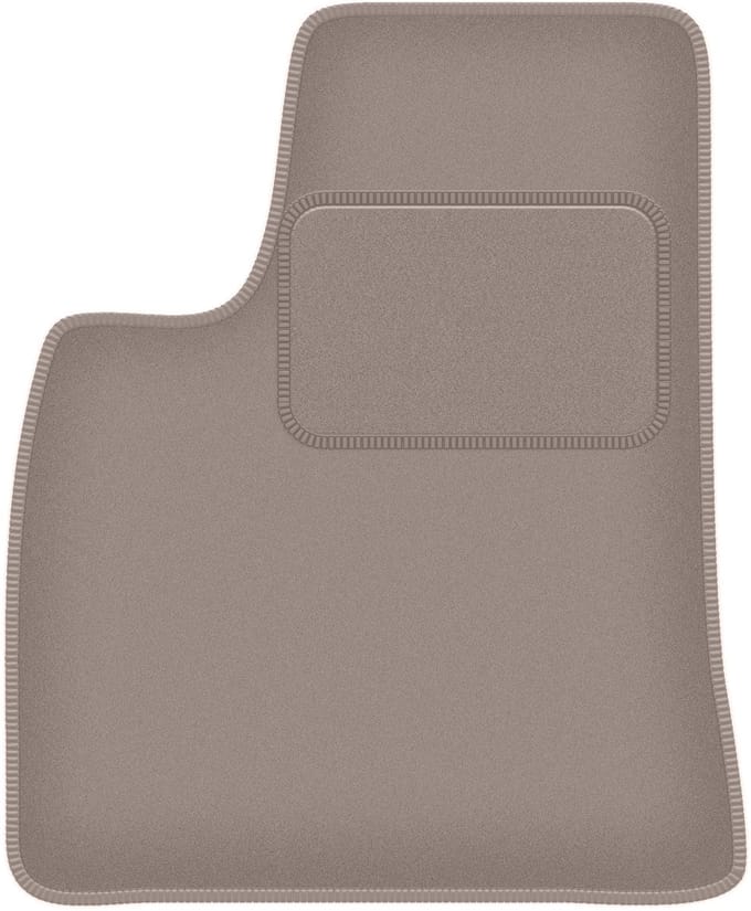 Beige bestuurdersmat voor: Tesla Model S II sedan (2016-)
