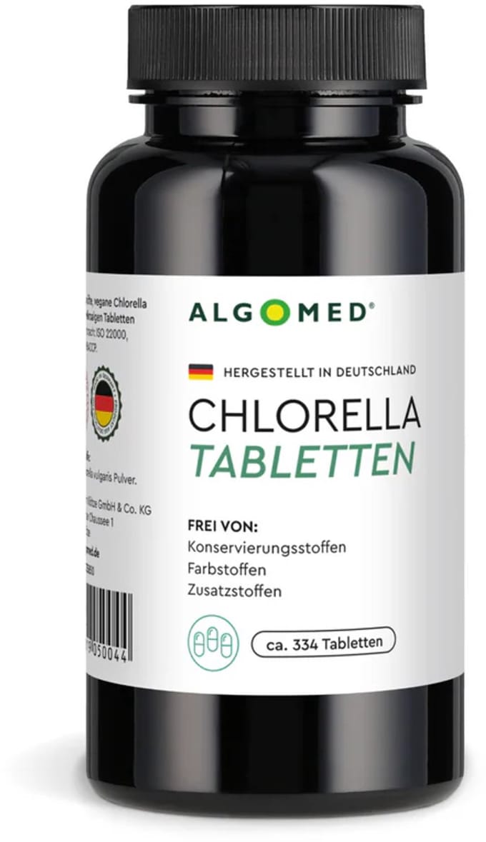 Alogomed Chlorella 100G (400 Tabletten A 250mg P/ST) - Laboratorium Kwaliteit uit Duitsland