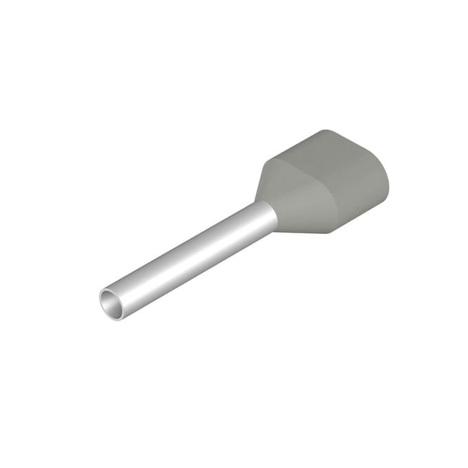 Twin Draad Eindklem 0.75mm² Elektrogalvaniseerd Koper - 9202830000 [500 Stuks]