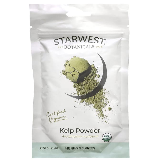 Starwest Botanicals, Biologisch Zeewierpoeder, 2,47 oz (70 g)