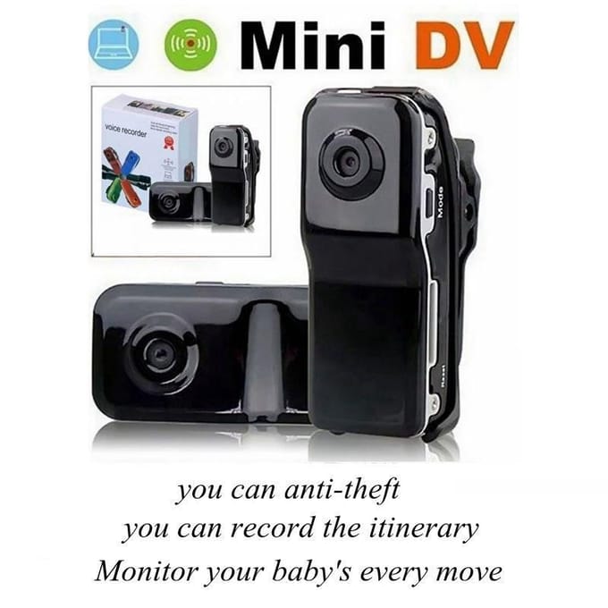 MD80 Digitale Videorecorder Camcorder Mini DV Camera Ondersteunt Geheugenkaart zwart