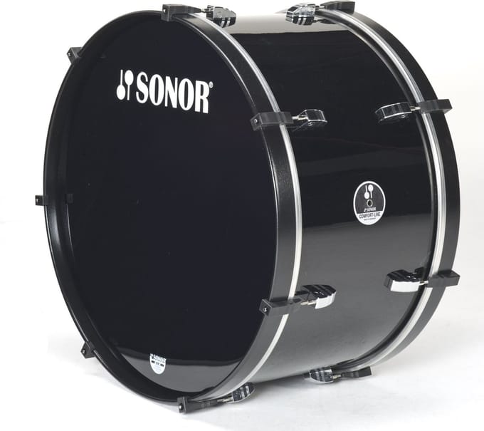 Sonor Marching basDrum MC 2614 B CB 26"x14", Comvoort-Line, zwart - Marching bass drum