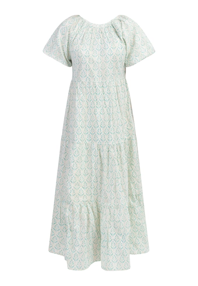 IZIA Maxi jurk Dames turkoois
