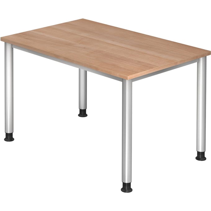 HILO 12 S | Bureau - 120x80 Walnoot Tafelhoogte I In hoogte verstelbaar