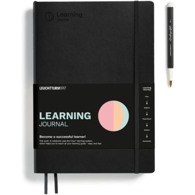 Leuchtturm1917 learning journal composition b5 flexcover zwart