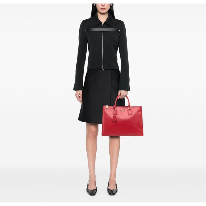 Galleria Tote Saffiano Leer