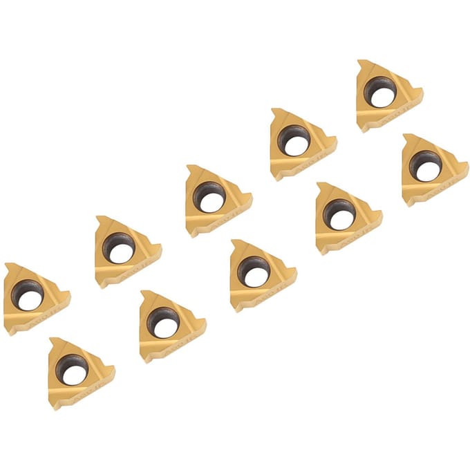 10 pièces CNC pointes en carbure insère lame coupe tour outil de tournage avec boîte