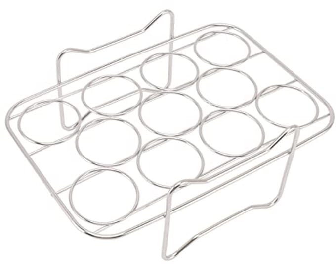 Multifunctioneel Eierstoomrek van Roestvrij Staal voor Snel Koken van Eieren