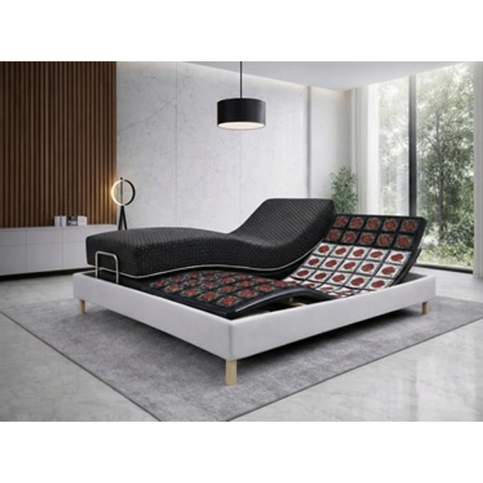 Sampur 1 of 2 matrassen voor verstelbaar bed: Bamboe / 70 x 190