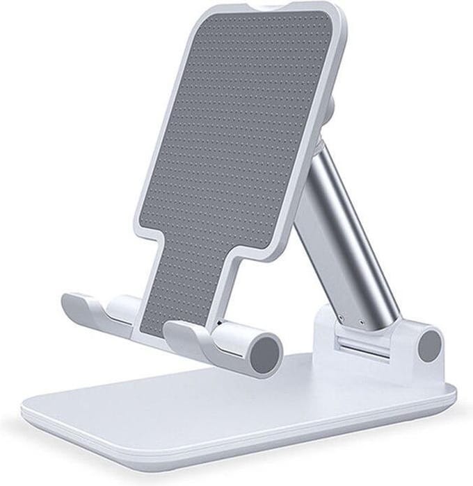 Smartphone accessoires | Smartphone houder | Metaal | Inklapbaar | Wit | Universeel