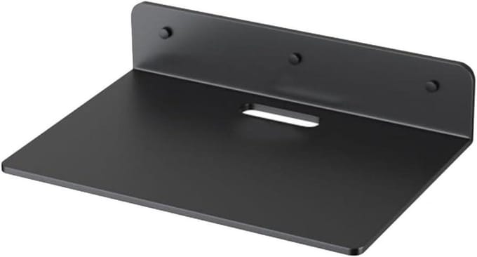 Projector Stand - Muurbeugel Plank - Presentaties Thuis - Veelzijdig Gebruik - 30x20x6 cm - Zilver