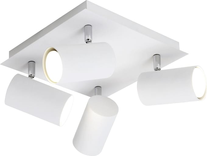 TRIO MARLEY - Spot - Wit - excl. 4x GU10 3 W - Dimbaar met schakelaar