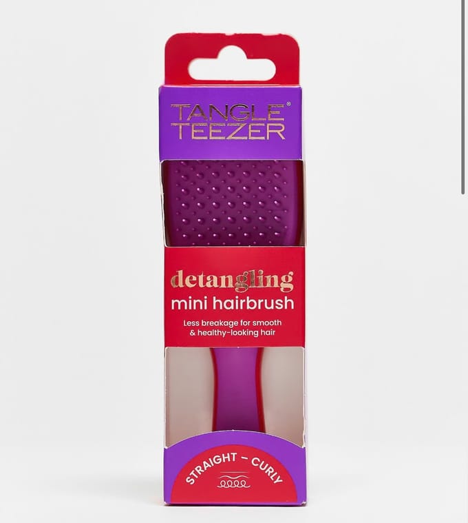 Tangle Teezer detangling hairbrush - Wet and Dry - The Ultimate Detangler Mini - pocket formaat