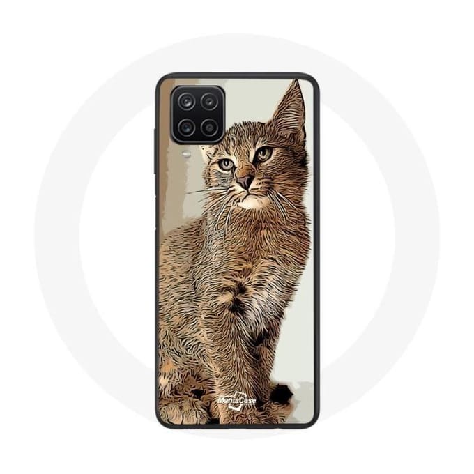 Samsung Galaxy A12 hoesje Siamese kattenras