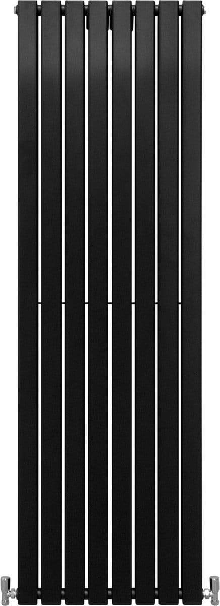 Design radiator - mat zwart - 1800x560 mm - incl. montagekit & borstel