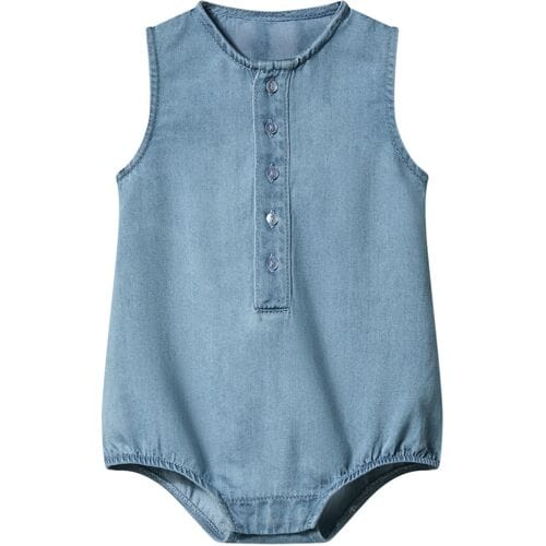 LUPILU Baby romper (Blauw, 62/68)