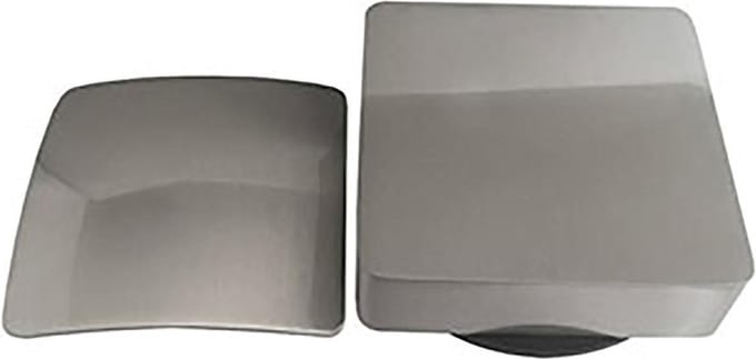 Wiesbaden Set Knop/Plug Badoverloopcomb. +Vulfunctie Vierkant Geborsteld Staal