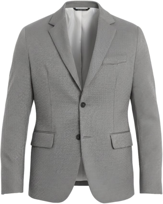 OMBRE Blazer - Regular Fit - Lange Mouw - Knopen Grijs S