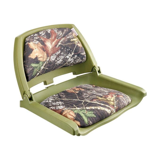 Bootstoel Lage Rugleuning Klapbare Bootstoel Schuimkussen Camouflage