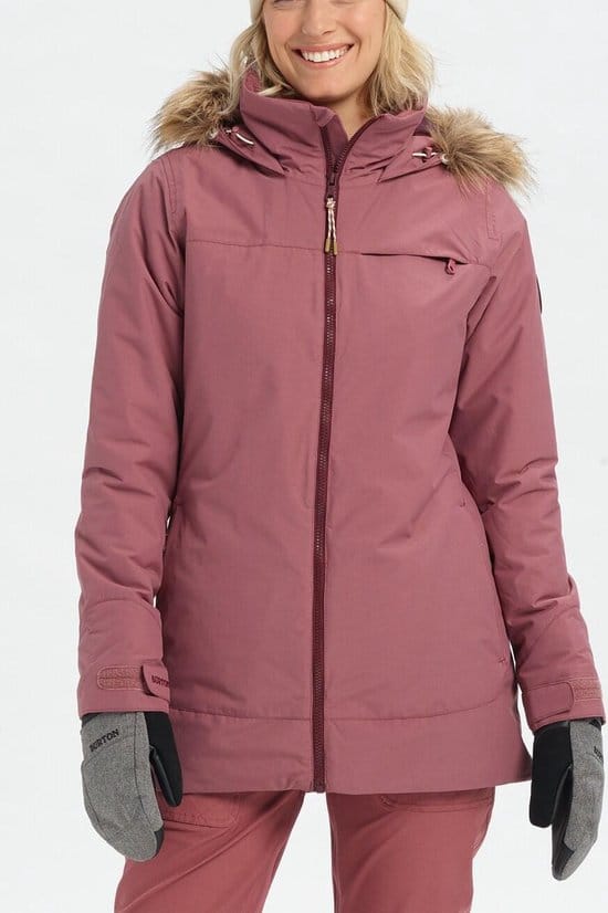 Burton Lelah Dames Ski jas - Brown - Maat S