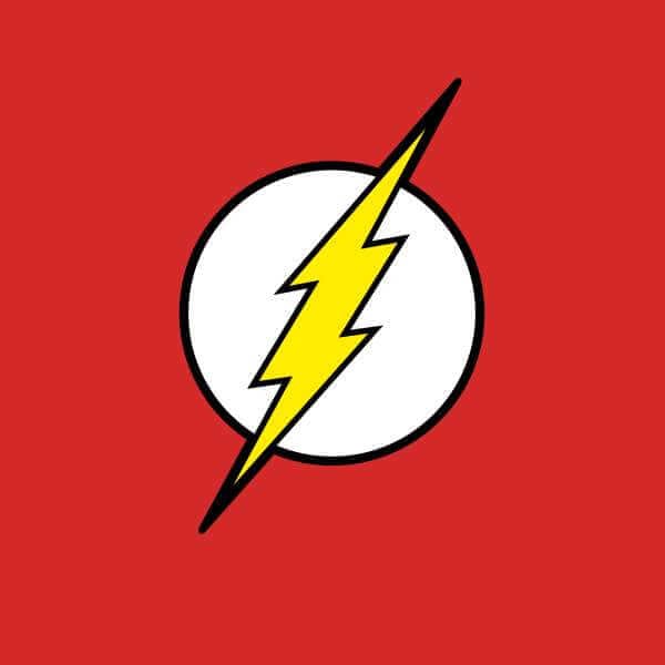 Justice League Flash Logo Sweatshirt - Red - S