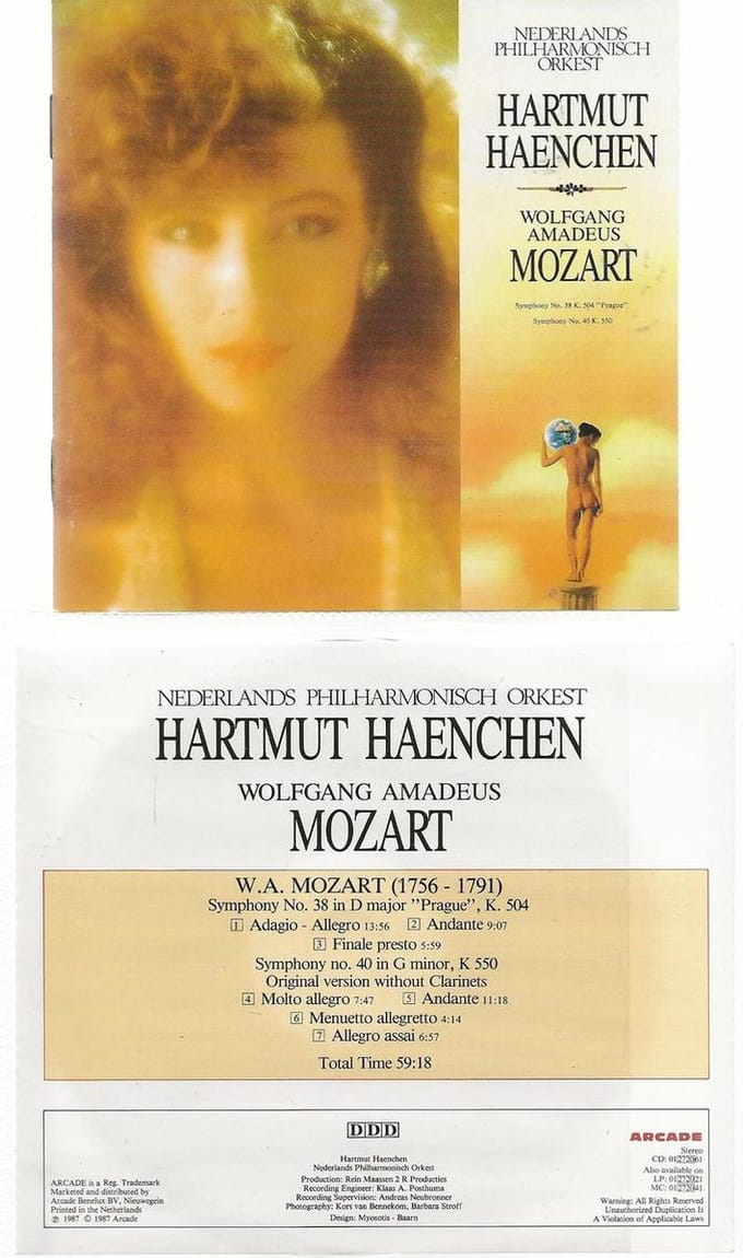 HARTMUT HAENCHEN - MOZART K 504 + K 550